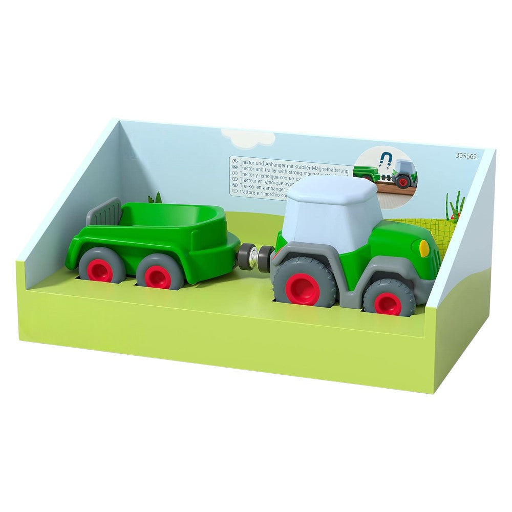 Tractor with Trailer for Kids Interactive Play and Display
