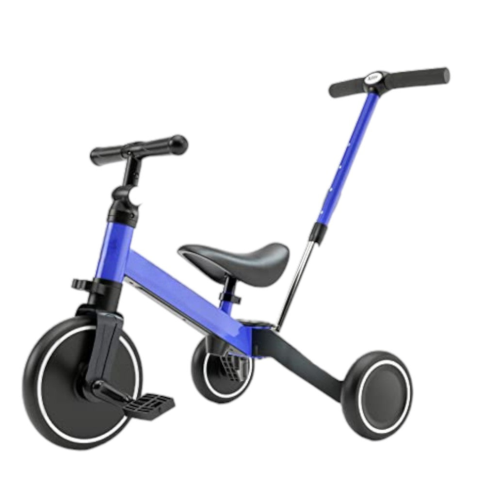 3-in-1 Adjustable Toddler Tricycle with Removable Pedals & Seat