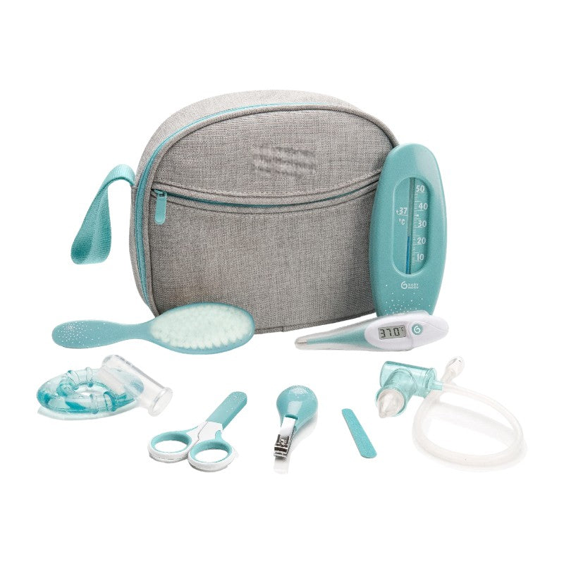 Complete Baby Care Kit – 9 Accessories, Digital & Bath Thermometers