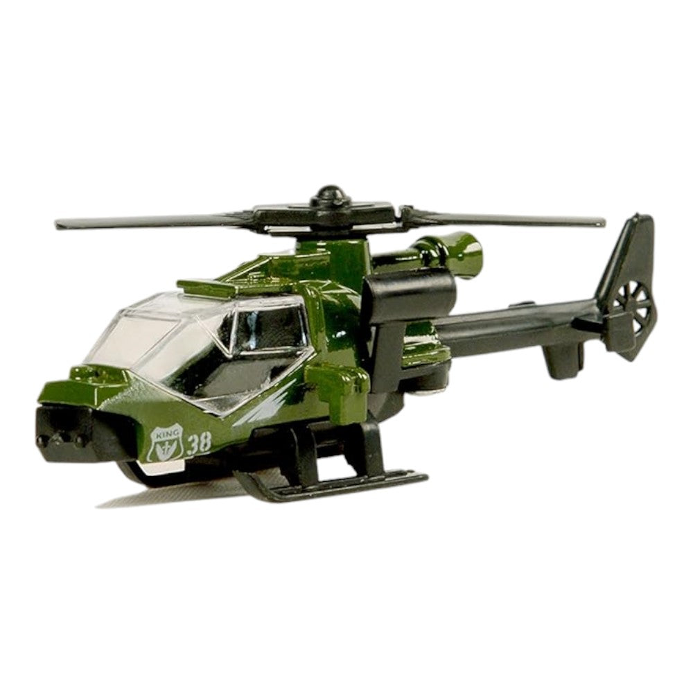 Military Vehicles Set 6 Mini Army Toys Tank, Helicopter and More