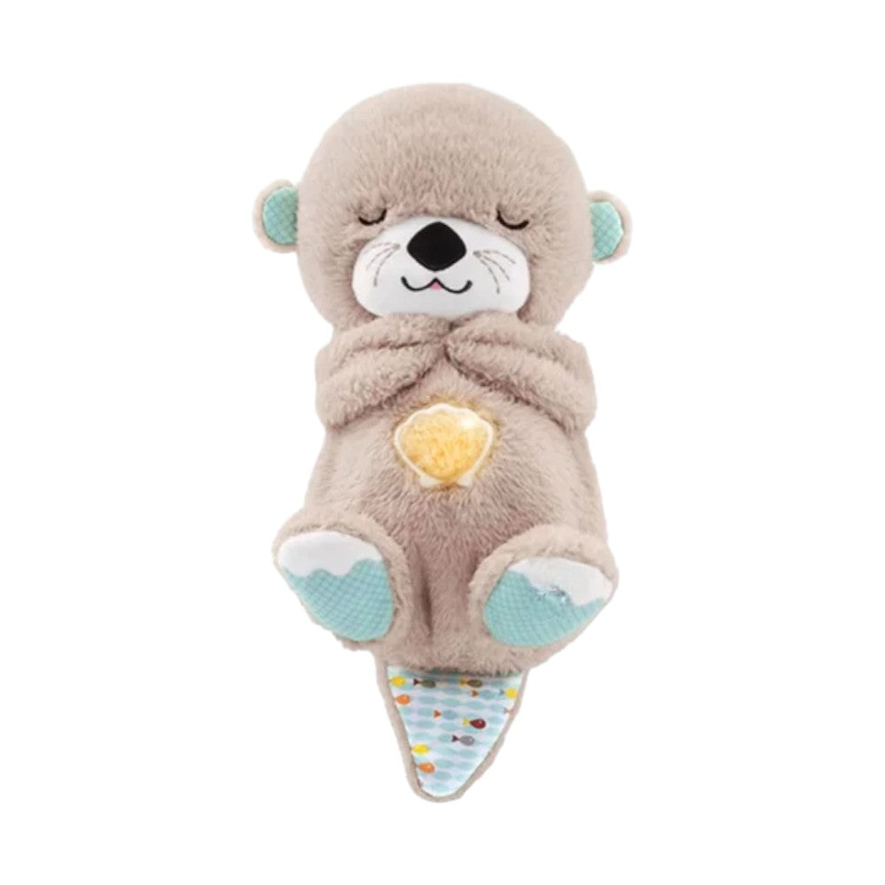 Breathing Otter Plush with Nightlight and Sounds – Baby Sleep Aid Toy