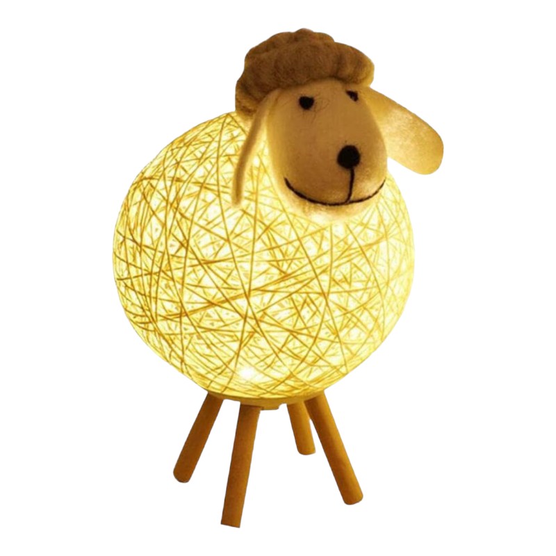 Battery-Powered Sheep Silicone Night Light – Tap Control & Portable