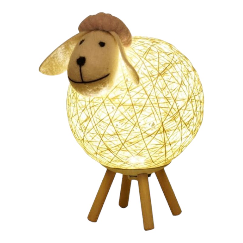 Battery-Powered Sheep Silicone Night Light – Tap Control & Portable