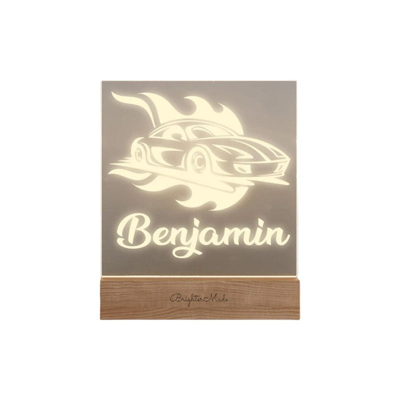 Personalized Baby Night Light with Name, LED Nursery Lamp