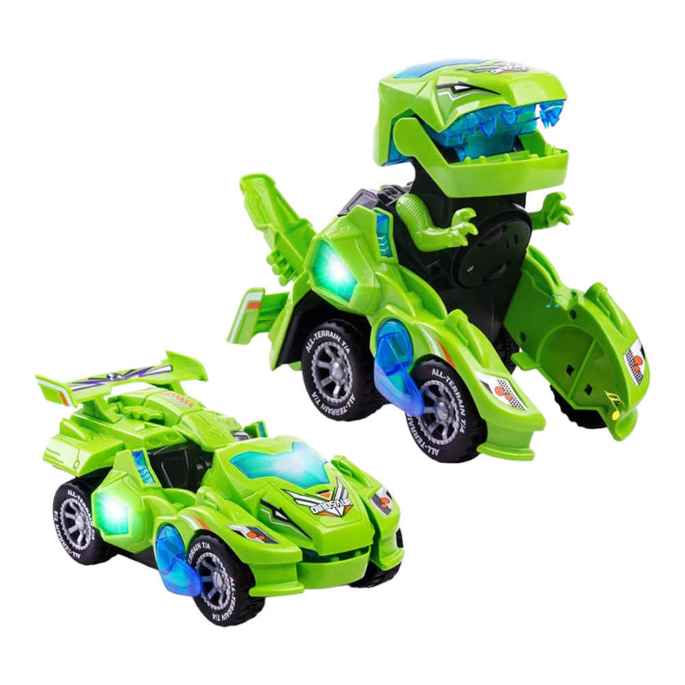 Dinosaur Car That Transforms Equipped With LED Lights