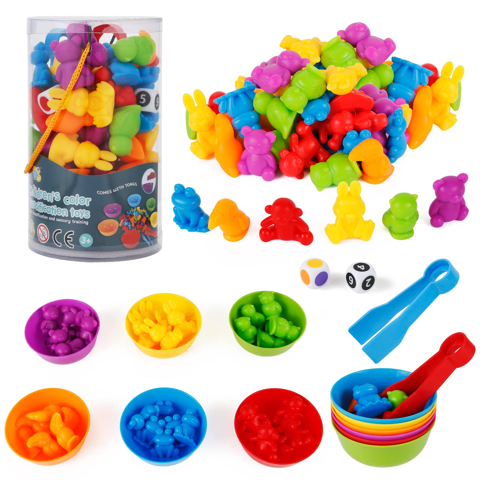 Montessori Counting animals & Sorting Game
