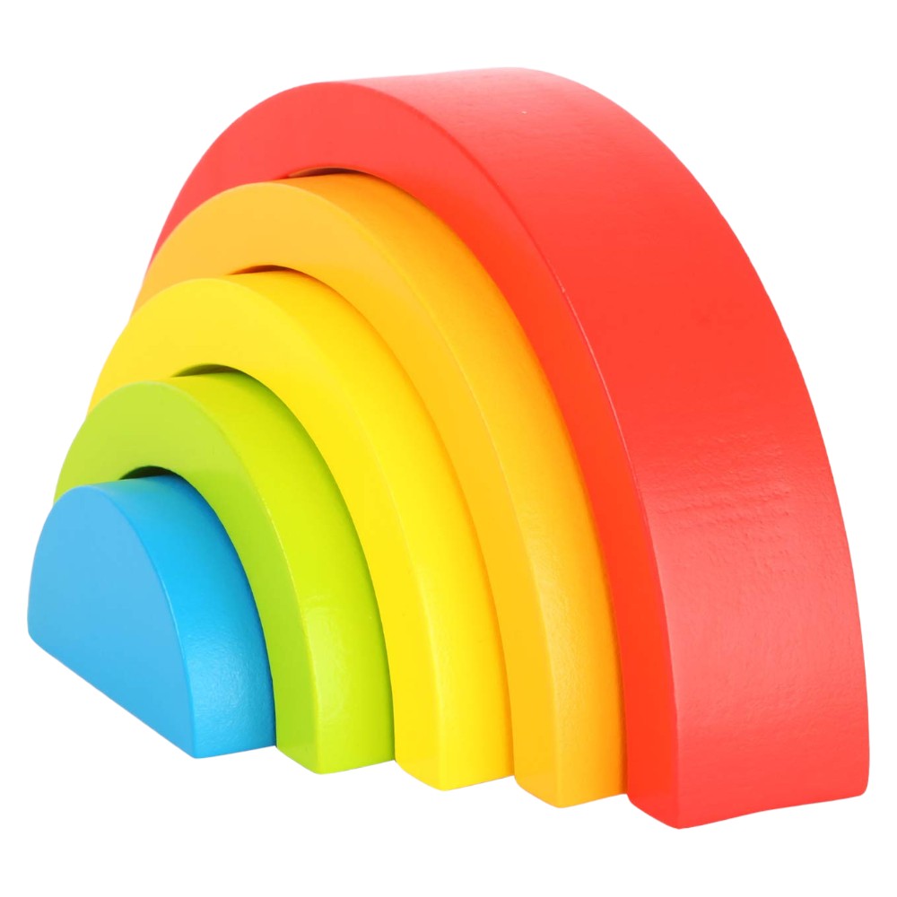 Stackable Wooden Blocks Learning Toy