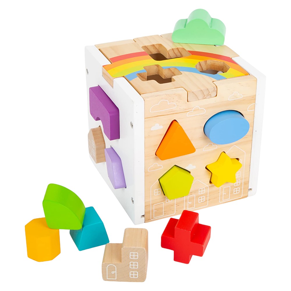 Stackable Wooden Blocks Learning Toy