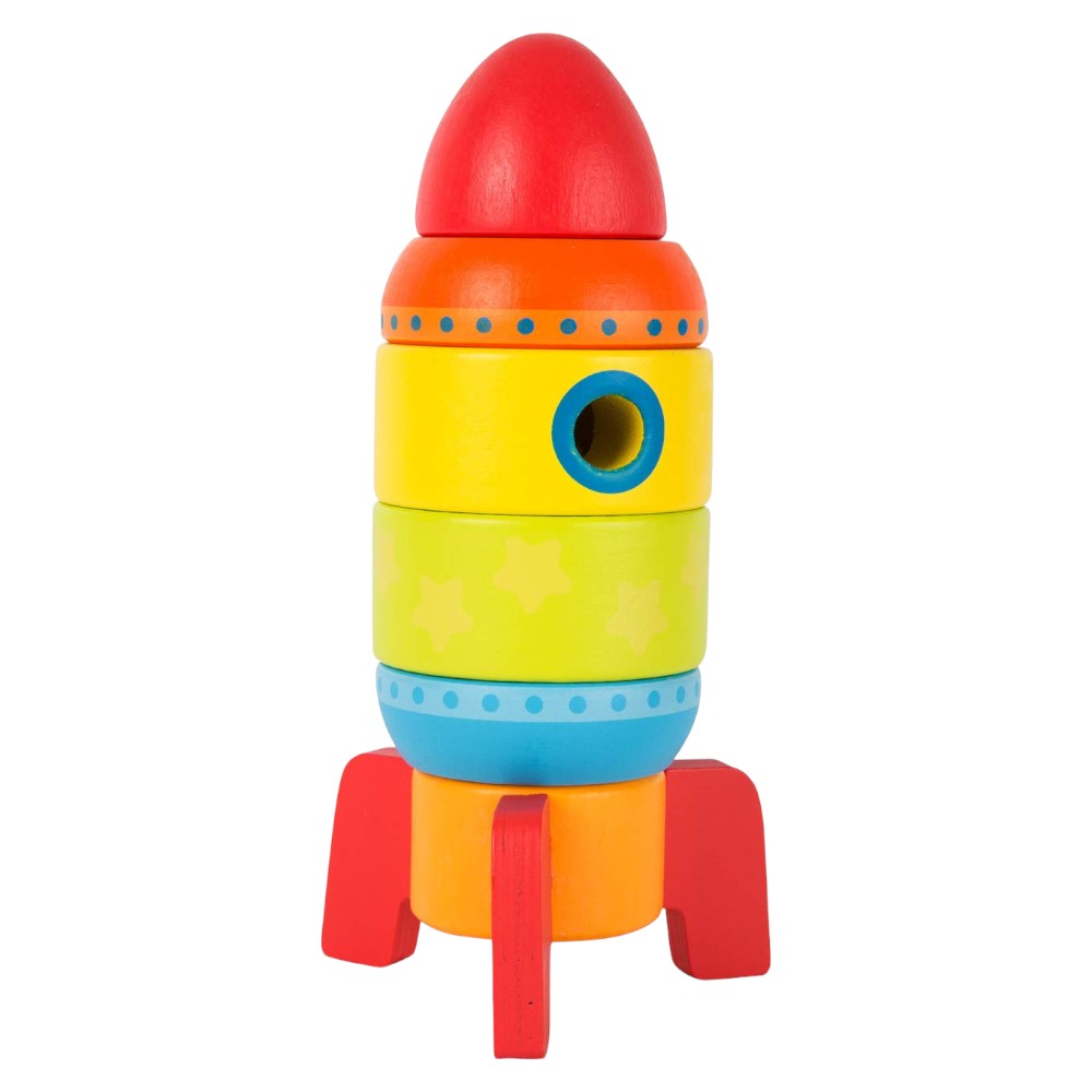 Stackable Wooden Blocks Learning Toy