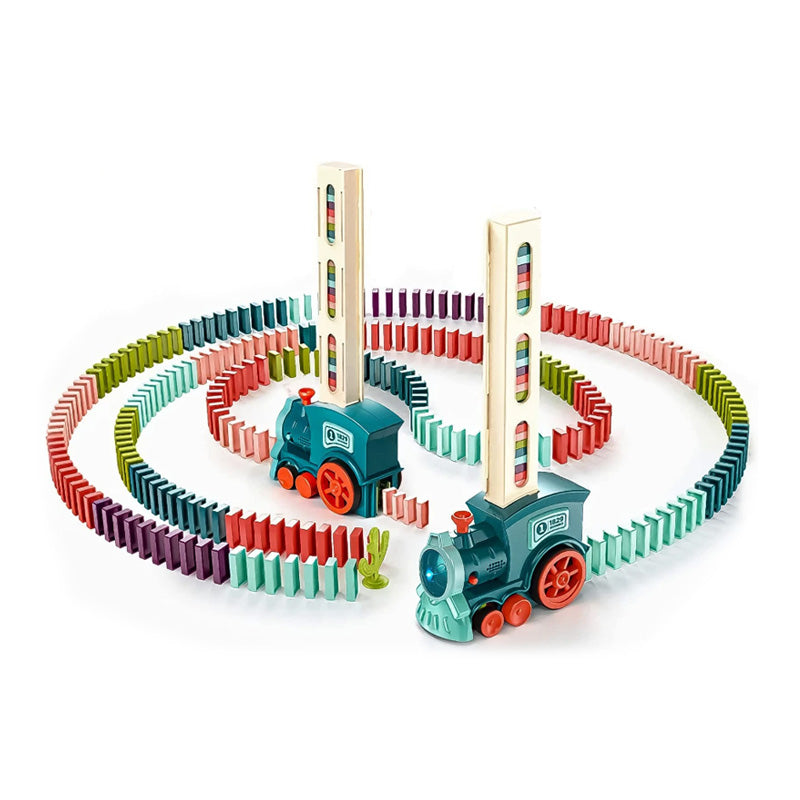 Electric Domino Train – Automatic Domino Placement with Lights