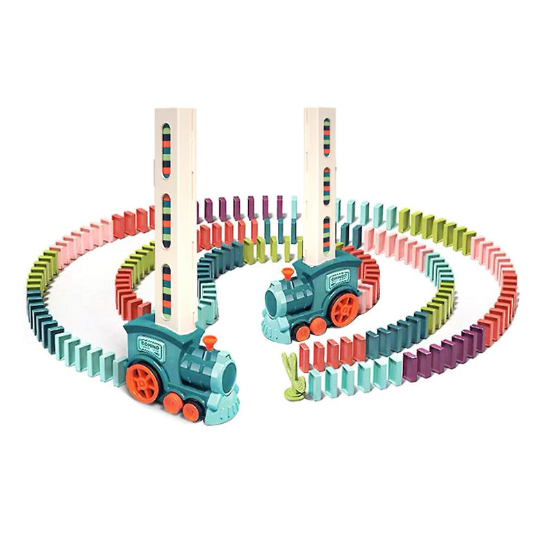 Electric Domino Train – Automatic Domino Placement with Lights