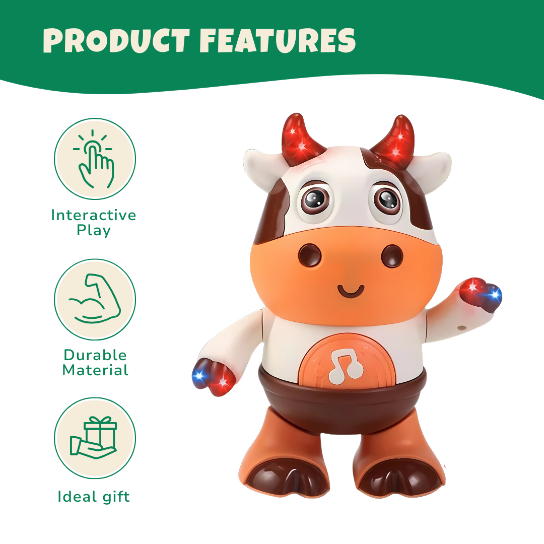 Musical Cow – Singing, Dancing, Walking with LED Lights, Moving Eyes