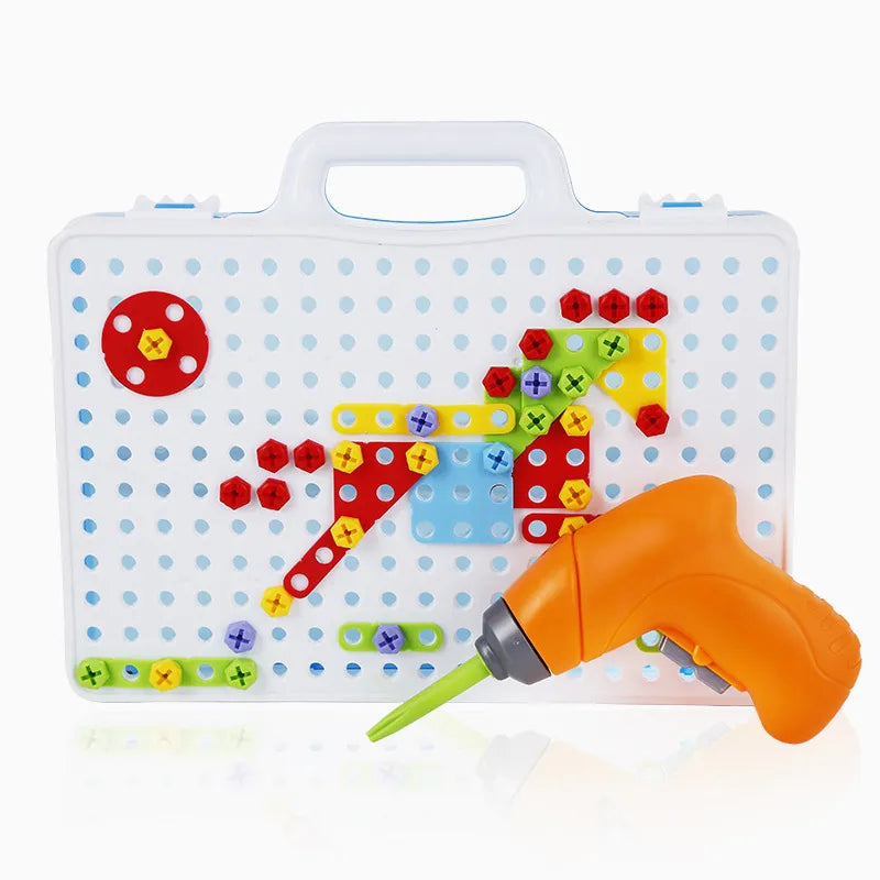 Drill & Screw Toy Set – DIY Engineering Puzzle Kit