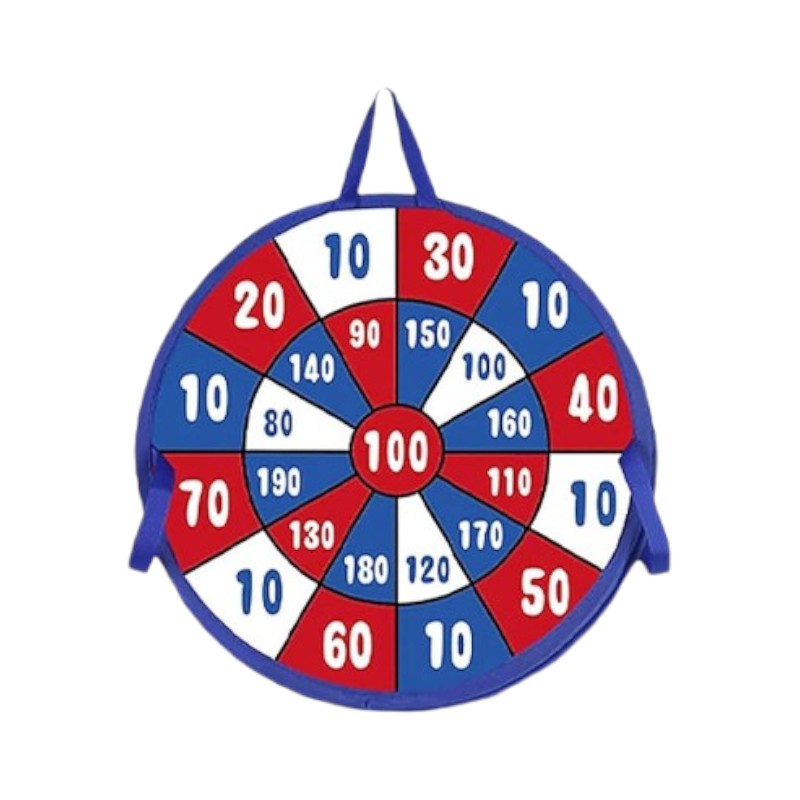 2-in-1 Basketball Hoop & Dartboard – Portable, Foldable & Durable