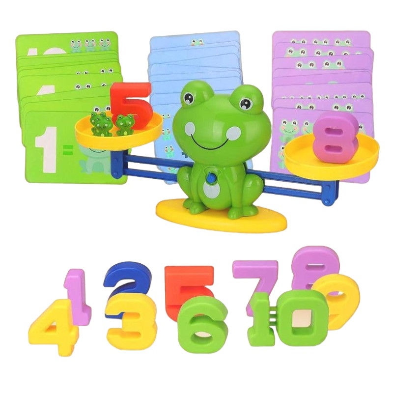 Math Balance Toy for Learning Numbers, Colors, and Counting