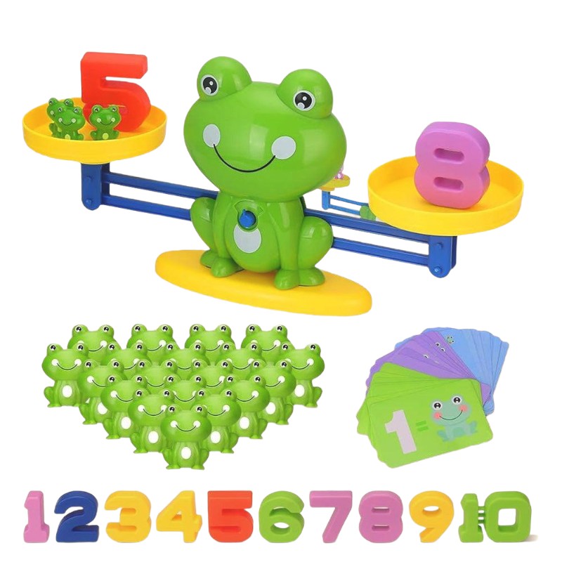 Math Balance Toy for Learning Numbers, Colors, and Counting