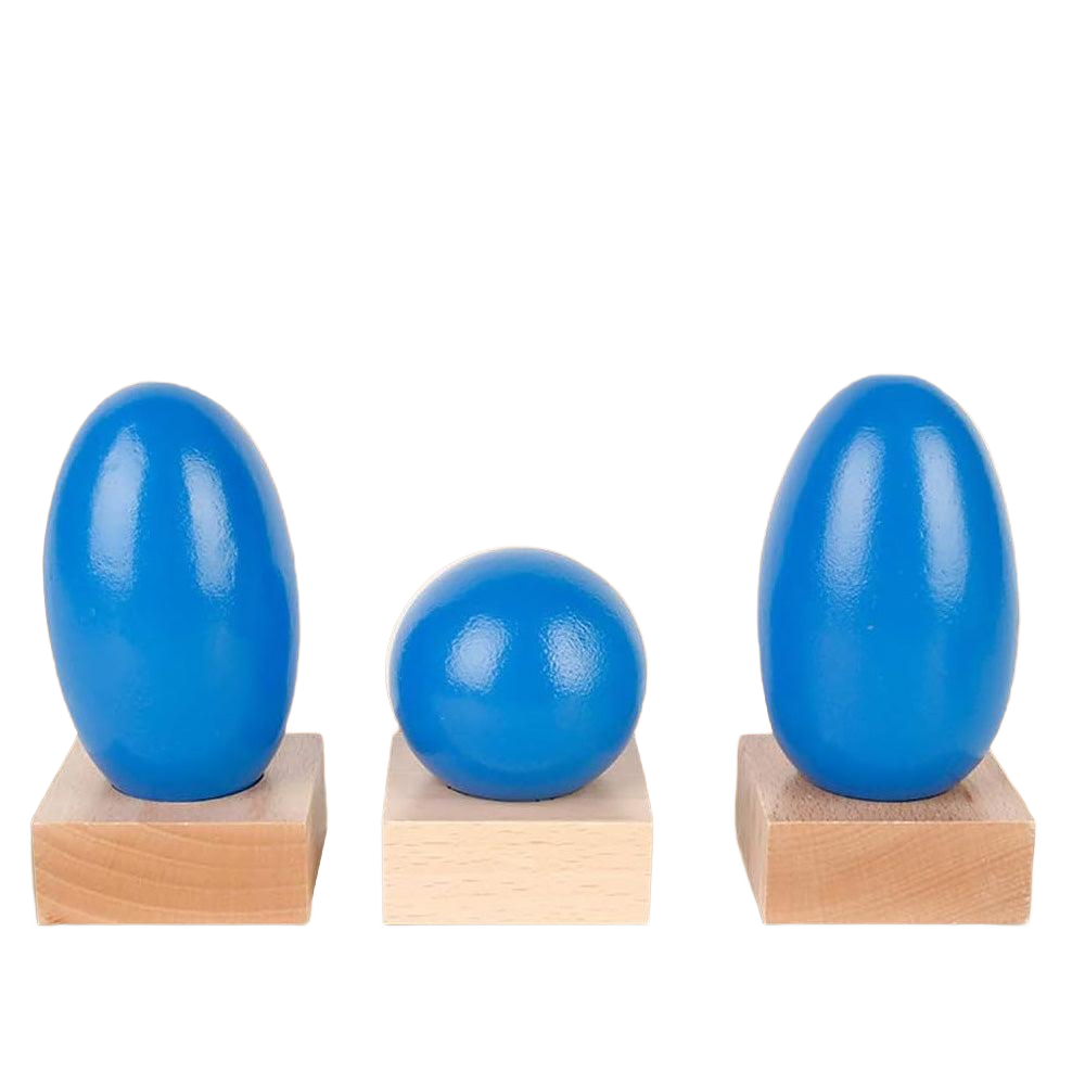 3D Geometric Solids – Durable Wooden Math Learning Set