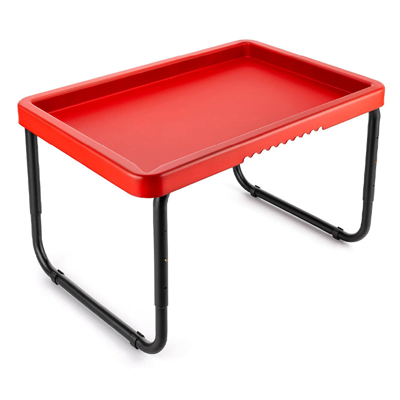 Adjustable Kids PlayTray Table with City & Race Mats and Car Toys Set