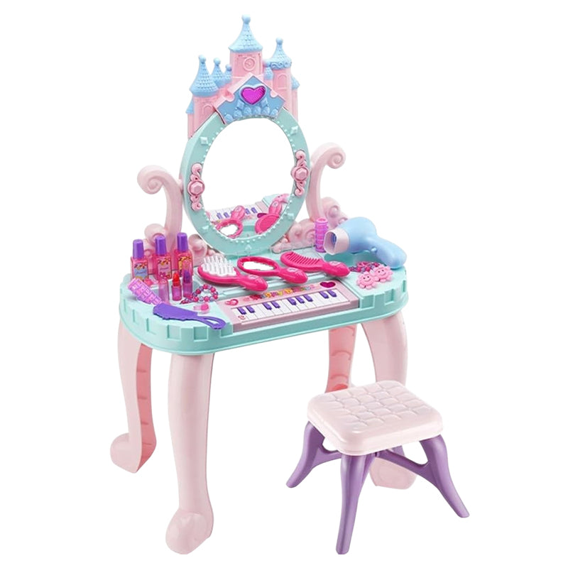 Princess Makeup Toy Set with Mirror, Chair, Accessories