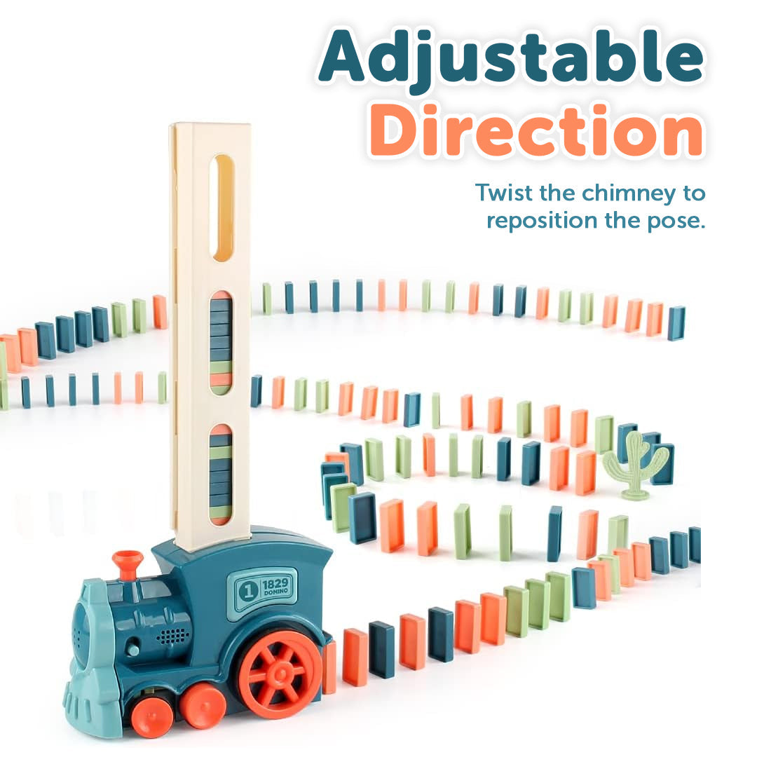 Electric Domino Train – Automatic Domino Placement with Lights