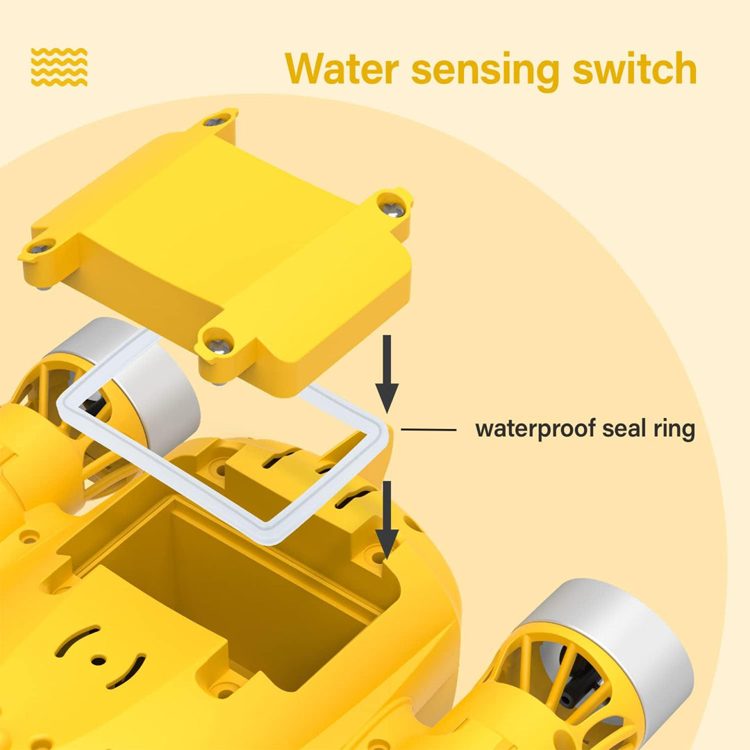 Mini RC Bath Boat - 2.4GHz Remote Control Water Toy for Kids