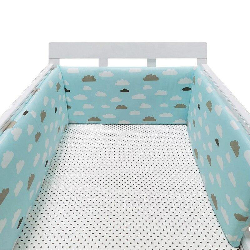 Breathable Baby Crib Padded Bumper – Mesh Cot Liner for Standard Cribs