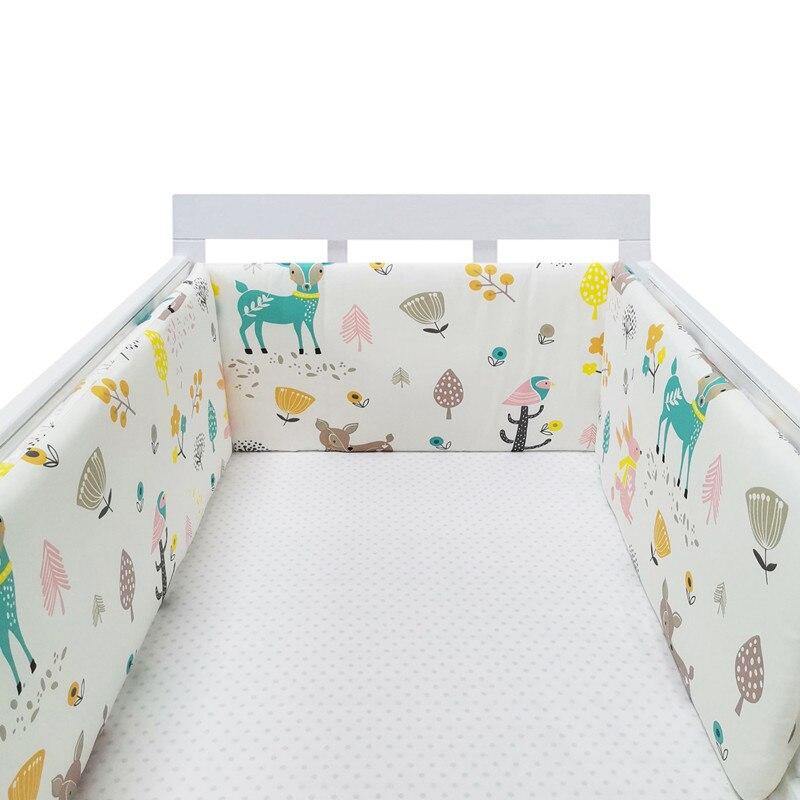 Breathable Baby Crib Padded Bumper – Mesh Cot Liner for Standard Cribs