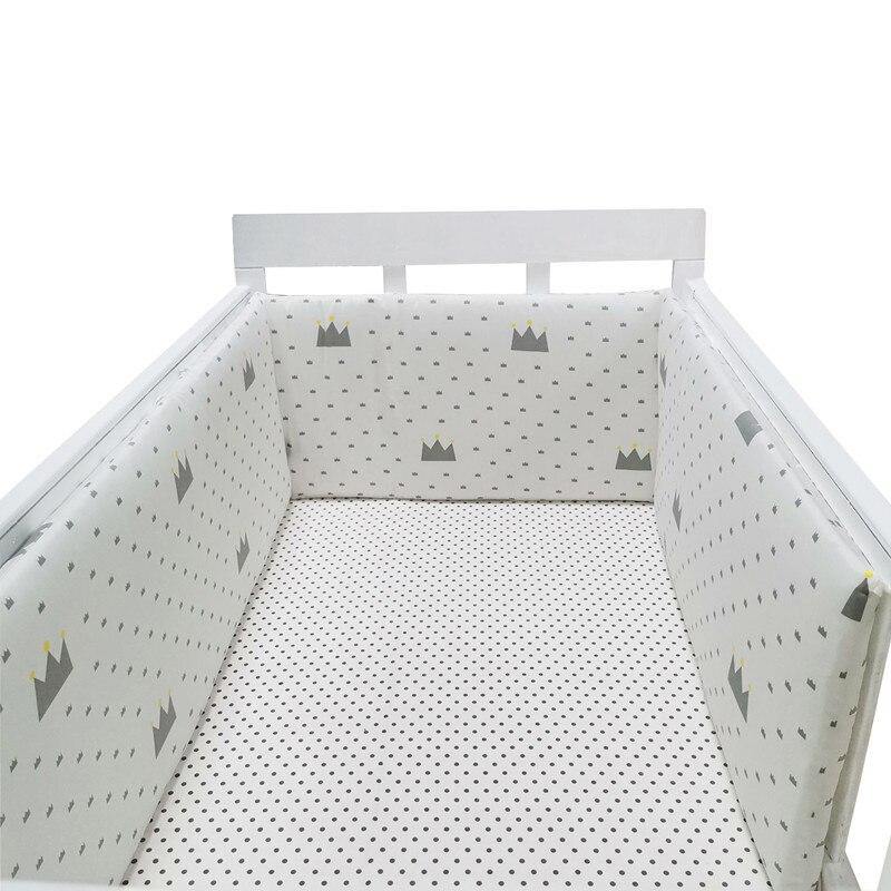 Breathable Baby Crib Padded Bumper – Mesh Cot Liner for Standard Cribs