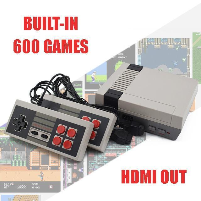 Retro Mini Game Console with HDMI/AV Output 500 to 620 Built-In Games