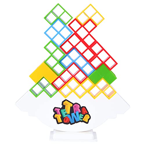Tetra Tower Stacking Game 16 Pieces Precision Balance Challenge - Babies Mall